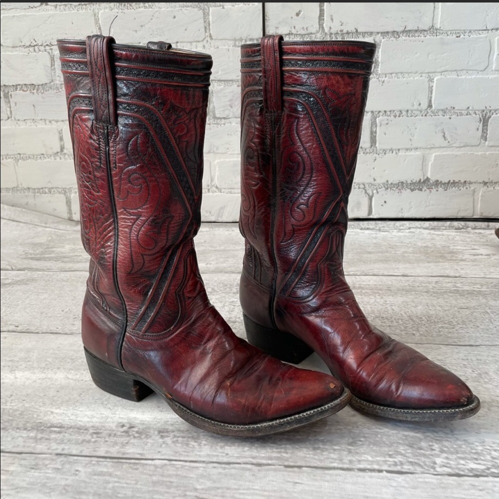 Rare Vintage Lucchese Oxood Boots
